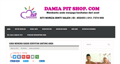 Desktop Screenshot of damiapitshop.com